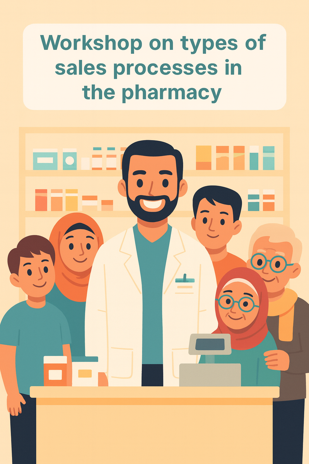 ورشة عمل في انواع العمليات البيعية في الصيدلية